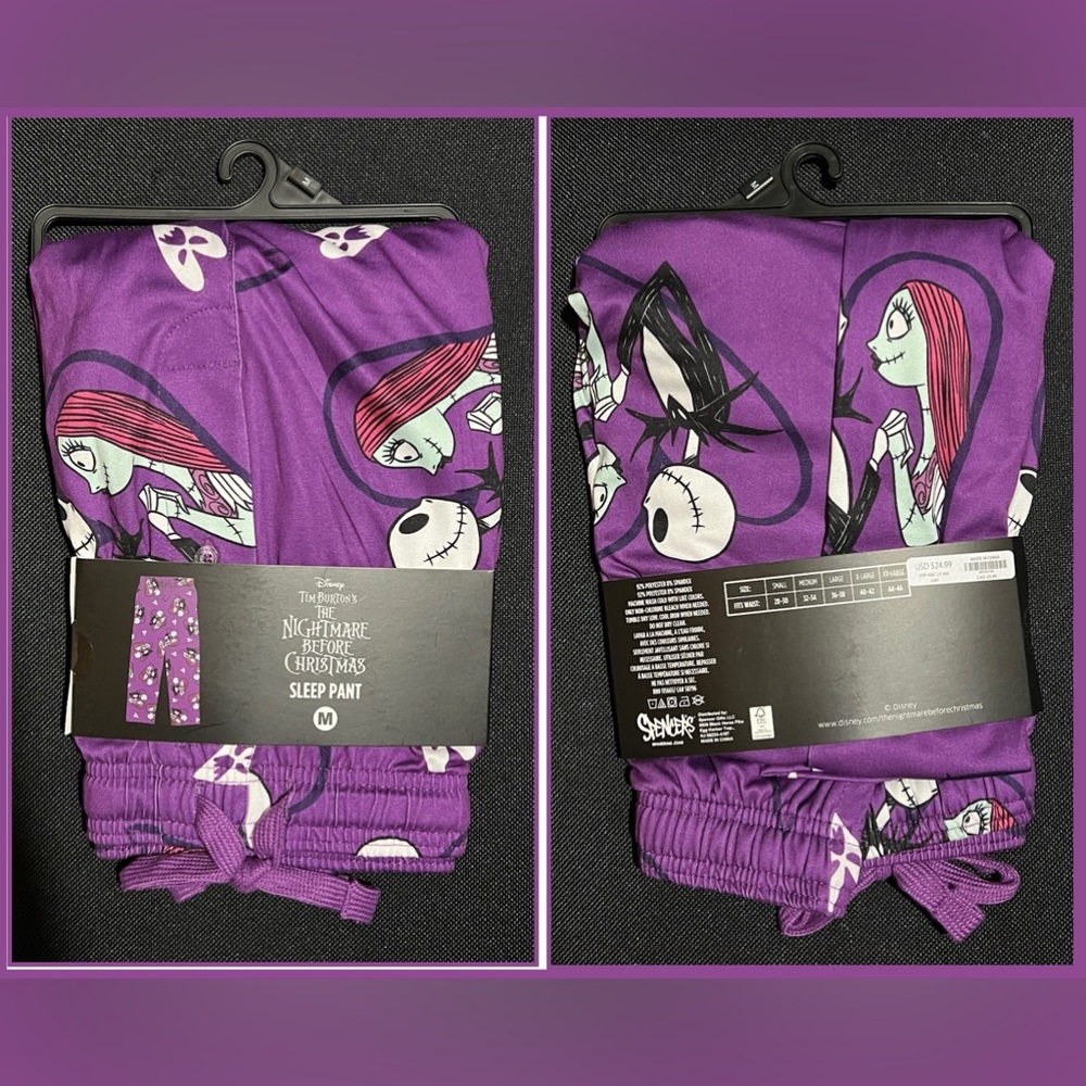 The Nightmare Before Christmas Pajamas NEW Medium